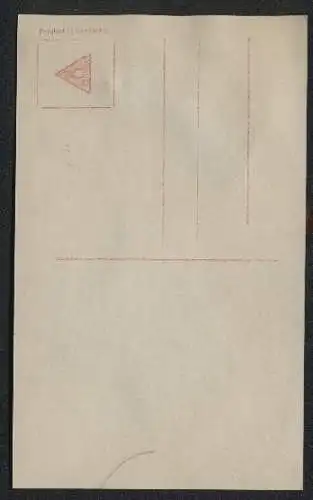 Echt-Haar-AK Frau mit Mütze