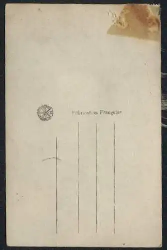 Echt-Haar-AK Junge Frau mit Federschmuck