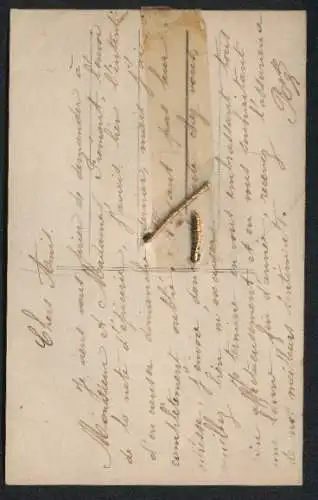 Echt-Haar-AK Dame mit Halskette