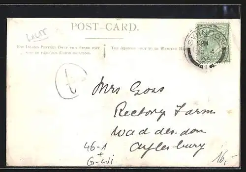 AK Swindon, Tram car Accident 1906, Strassenbahnunfall