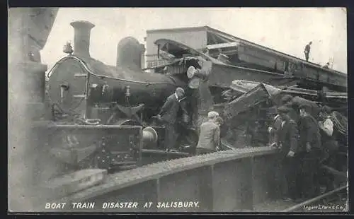 AK Salisbury, Boat Train Disaster, Eisenbahnkatastrophe