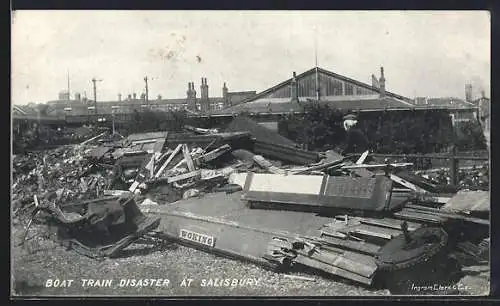 AK Salisbury, Boat Train Disaster, Eisenbahnkatastrophe