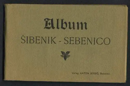 Klapp-AK Sebenico, Mula, Spomenik Tommaso, Mandric, Obala sa Hôtel Krka, C. k. Okruzni Sud, Dolac sa Ribarnicom