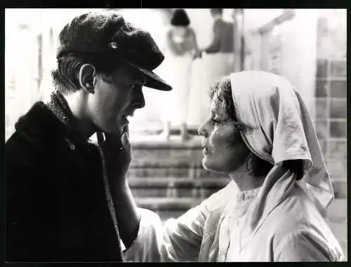 Fotografie Maria Schell, österreichisch-schweizerische Schauspielerin in einer Filmszene