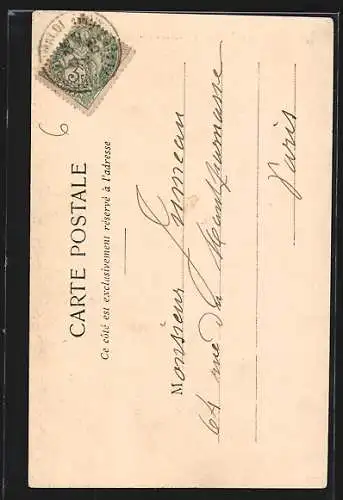 AK Nice, Une rue de l`ancienne ville