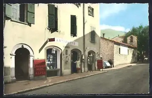 AK Saint-Vallier-de-Thiey, Magasin d`Antiquités et Parfums sur la Route Napoléon