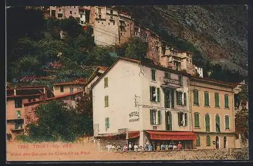 AK Touët-du-Var, Hôtel des Gorges du Cians, Chez Paul