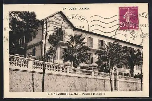 AK Magagnosc, Pension Mariquita sur la Côte d`Azur