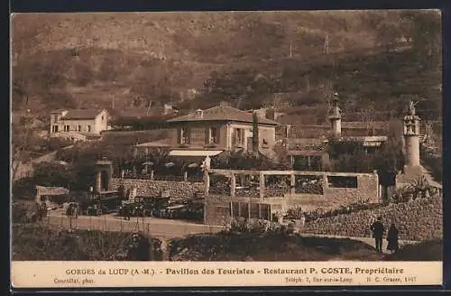 AK Gorges du Loup, Pavillon des Touristes, Restaurant P. Coste, Propriétaire