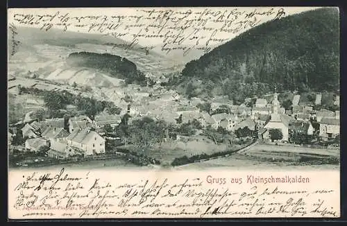 AK Kleinschmalkalden, Gesamtansicht aus der Vogelschau