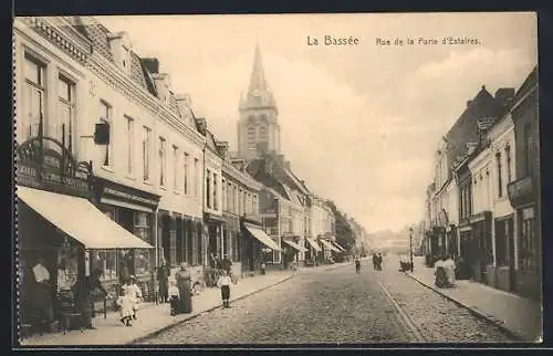 AK La Bassee, Rue de la Porte d`Estaires