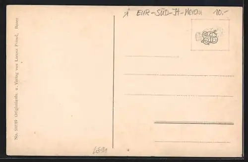 AK Schönna /Südtirol, Ansicht vom Dorf