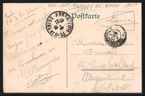 AK Hagenau, Wasserturm, Museum, St Georgskirche u. alter Brunnen