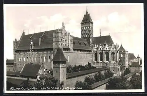 AK Marienburg / Malbork, Hochschloss mit Dansker