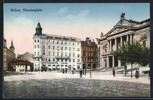 AK Brünn, Theaterplatz