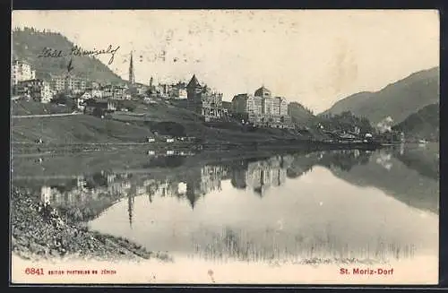 AK St. Moritz-Dorf, Gesamtansicht