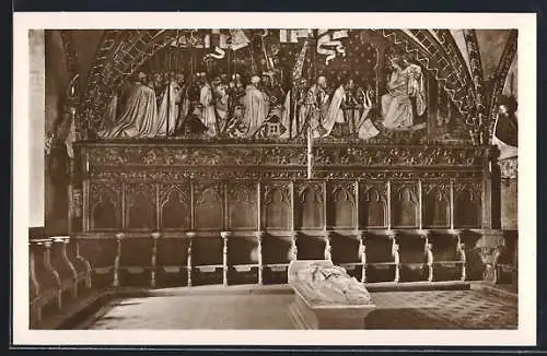 AK Marienburg / Malbork, Tannenberg-Gedenkbild in der St. Annenkapelle