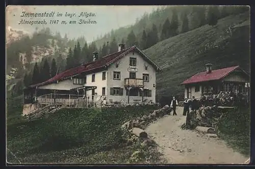 AK Immenstadt, Gasthaus Almagmach