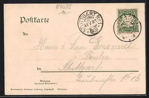 AK Kempten / Allgäu, Strassenpartie am Rathausplatz