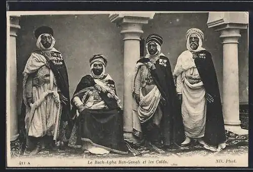 AK Le Bach-Agha, Ben-Ganah et les Caids, arabische Volkstypen