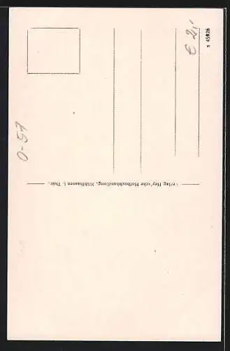AK Mühlhausen / Thür., Rathaushof II