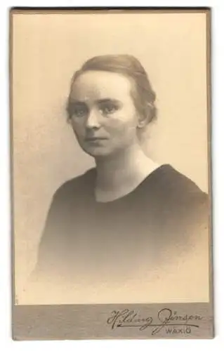 Fotografie Hilding Jönson, Wäxiö, Porträt einer Frau