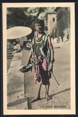 AK Indien, A Fakir Benares