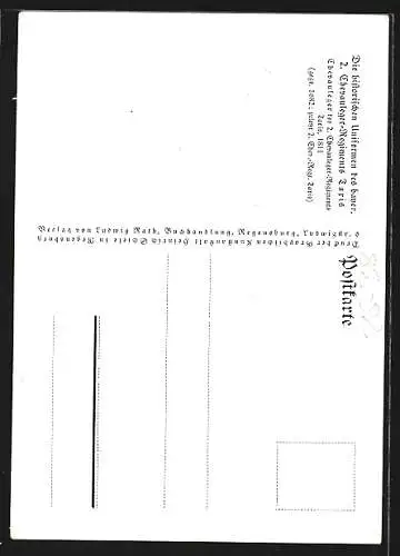Künstler-AK Anton Hoffmann - München: Chevauleger des 2. Chevauleger-Regiments, Paris 1811