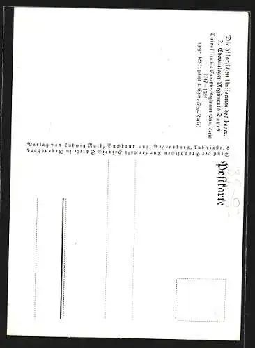 Künstler-AK Anton Hoffmann - München: Hist. Uniformen des bayer. 2. Chevauleger-Reg. Taxis, Cuirassier 1747-1785