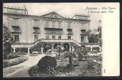 AK Palermo, Villa Tasca, L`Esterno della Villa