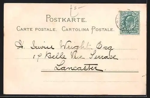 Künstler-AK Genova, Piazza Annunziata via Balbi