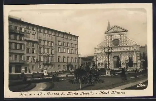 AK Firenze, Piazza S. Maria Novella, Hotel Minerva