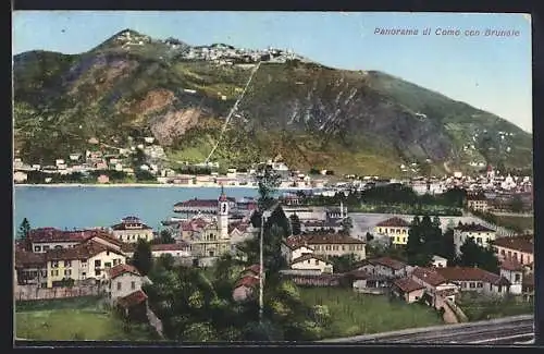 AK Como, Panorama di Como con Brunate