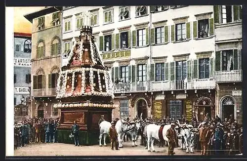 AK Firenze, Lo Scoppio del Carro del Sabato Santo