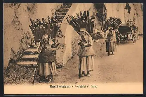 AK Amalfi, Costumi, Portatrici di legna