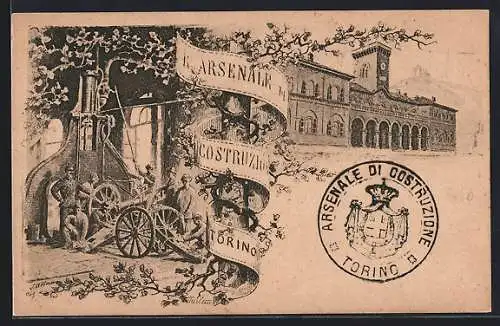 Lithographie Torino, Arsenale di Costruzione