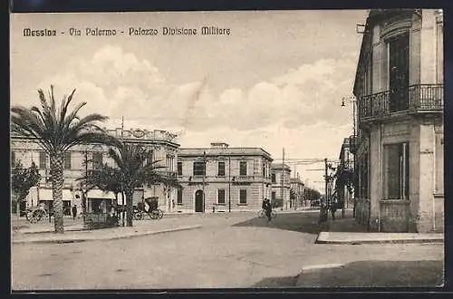 AK Messina, Palazzo Divisione Militare, Via Palermo