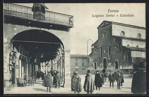 AK Faenza, Loggiato Orefici e Cattedrale
