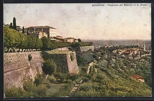 AK Bergamo, Panorama dai Bastioni di S. Grata