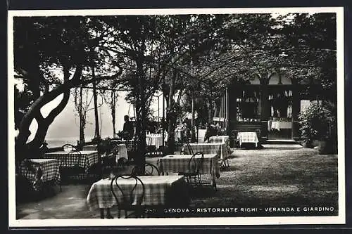 AK Genova, Ristorante Righi, Veranda e Giardino