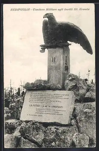 AK Redipuglia, Cimitero Militare agli Invitti III. Armata