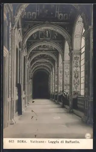 AK Roma, Vaticano, Loggia di Raffaello
