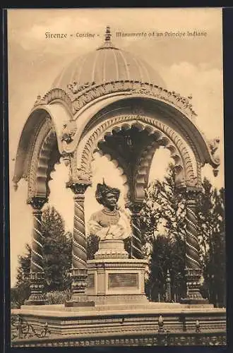 AK Firenze, Cascine, Monumento al Principe Indiano