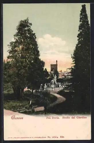 AK Genova, Pal. Doria, Studio dal Giardino