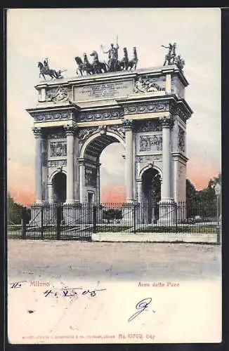 AK Milano, Arco della Pace