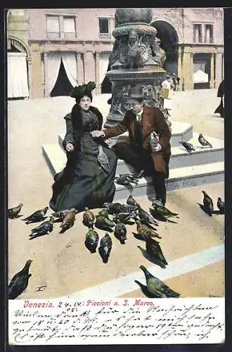 AK Venezia, Piccioni a. S. Marco