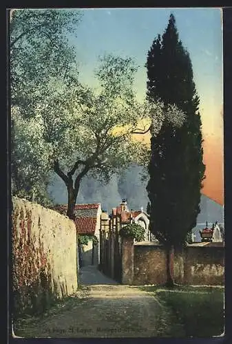 AK Menaggio /Lago di Como, Cimitero