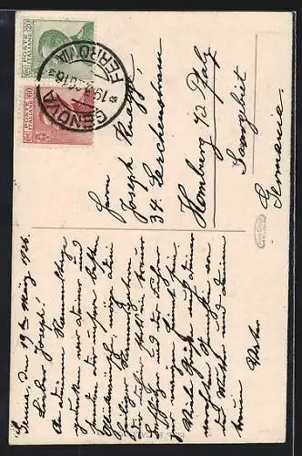 AK Genova, Piazza Acquaverde, Monumento a Cristoforo Colombo