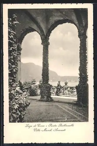 AK Punta Balbianello /Lago di Como, Villa March. Arconati