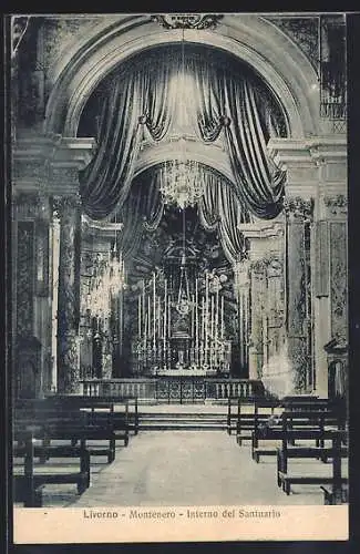 AK Livorno, Montenero, Interni del Santuario